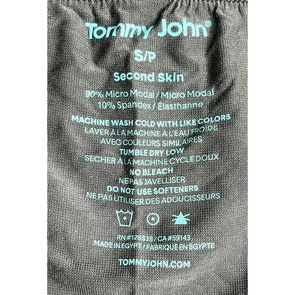 6-8 TOMMY JOHN Men's NWT $32 Soft Second Skin Boxer Brief Underwear Small